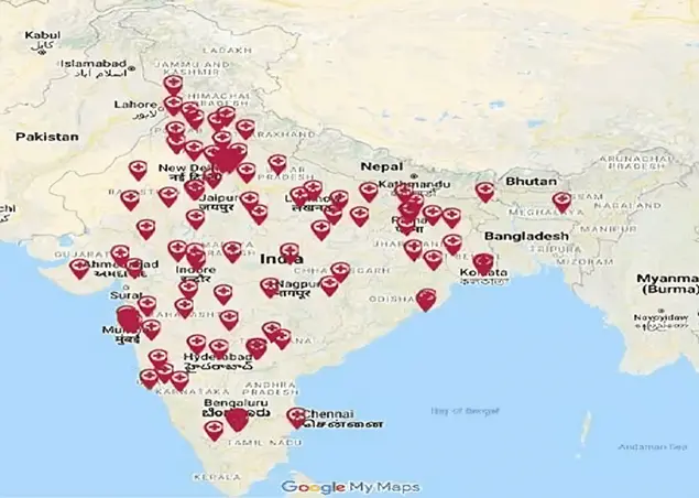 Indira IVF Center Map Indira IVF Center Map