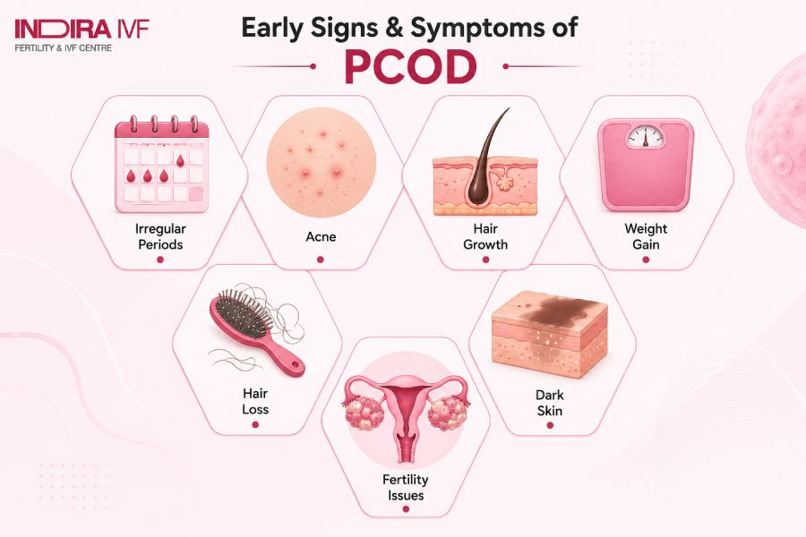 Early Signs and Symptoms of PCOD