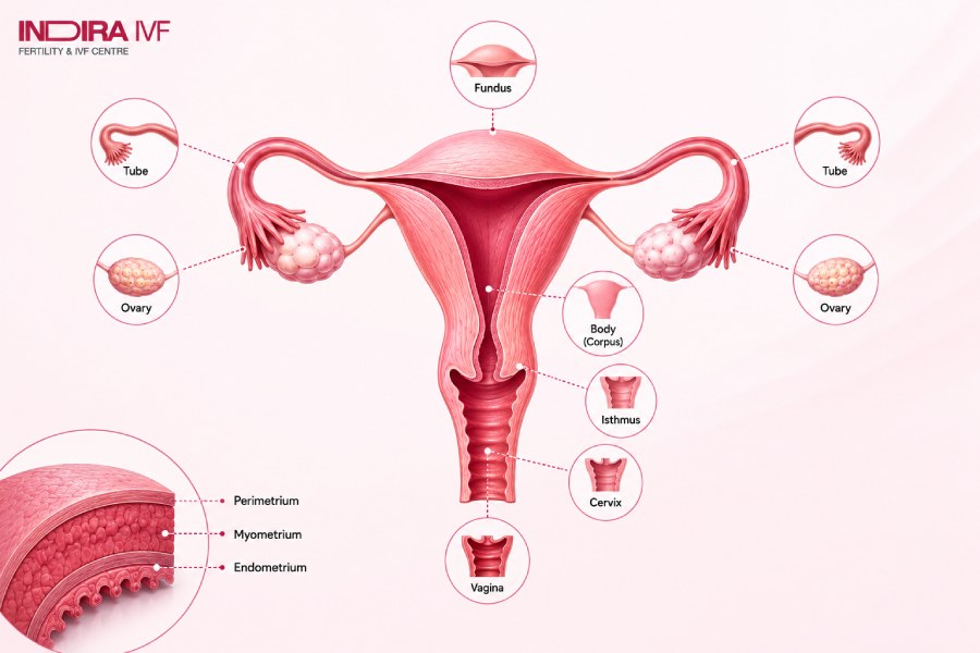 What Are the Main Parts of Your Uterus