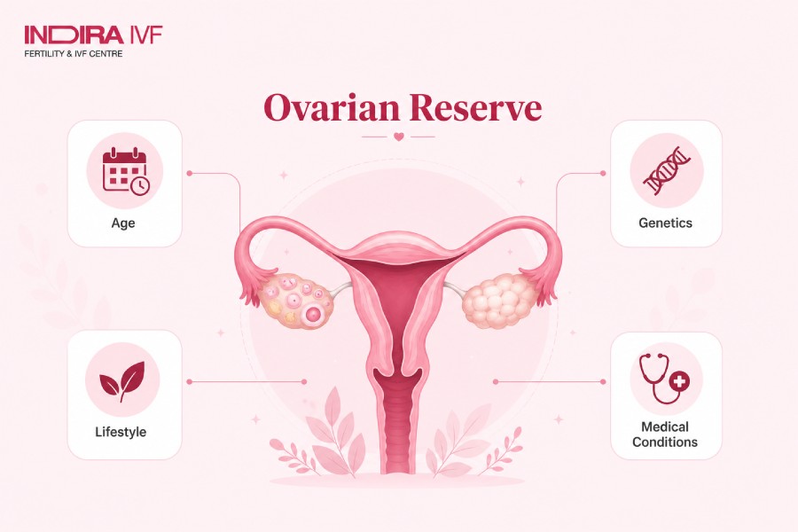 Factors affect ovarian reserve