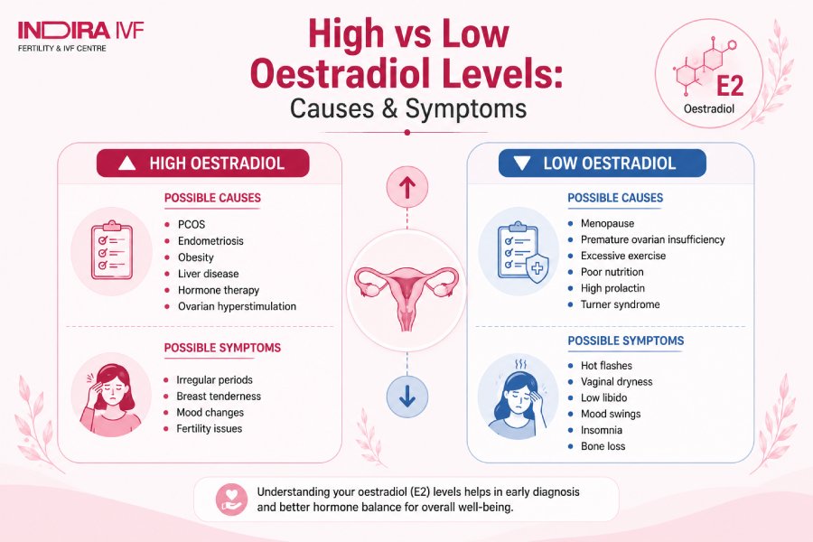 What Do High And Low Oestradiol Levels Indicate
