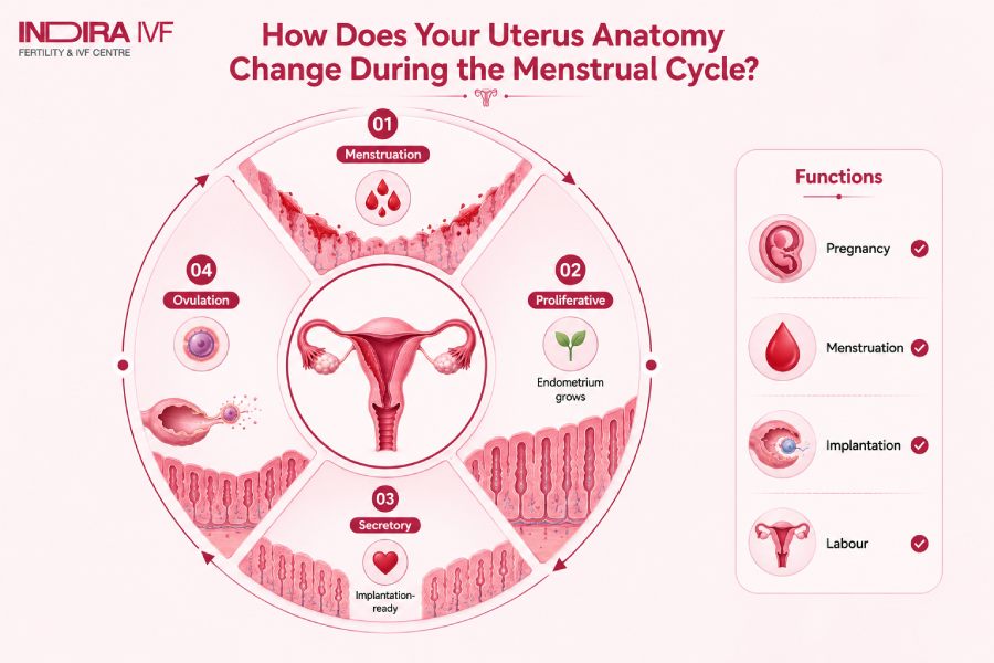 How Does Your Uterus Anatomy Change During the Menstrual Cycle