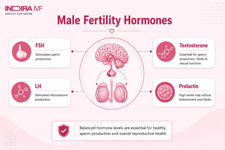 Male fertility hormones
