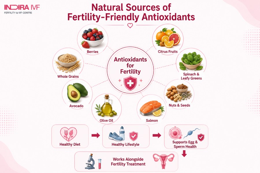 Best Food Sources of Antioxidants for Fertility