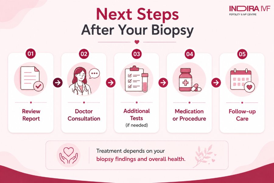 What happens after abnormal results