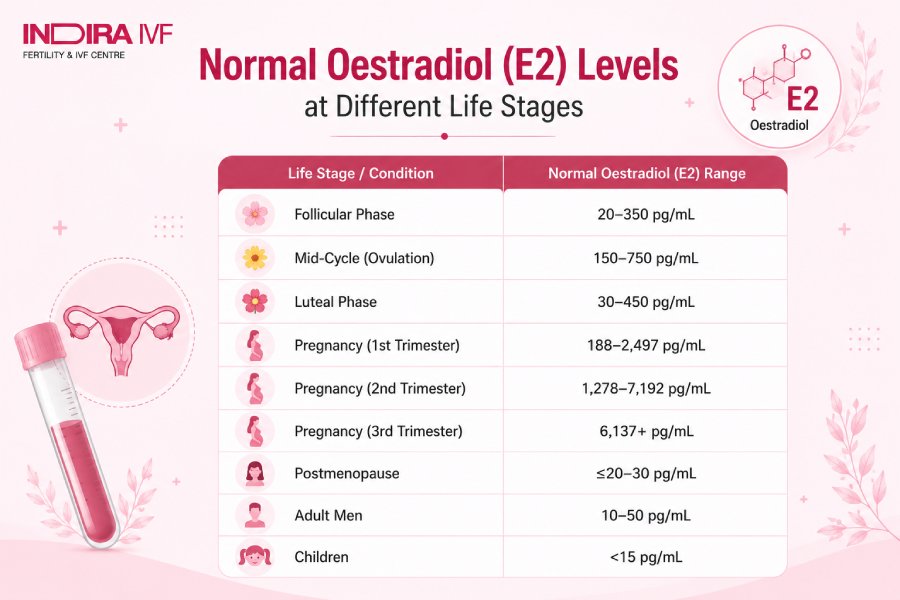What Is The Normal Oestradiol Range For Women