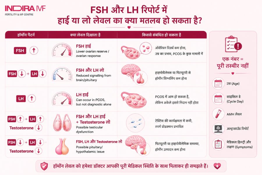 FSH or LH