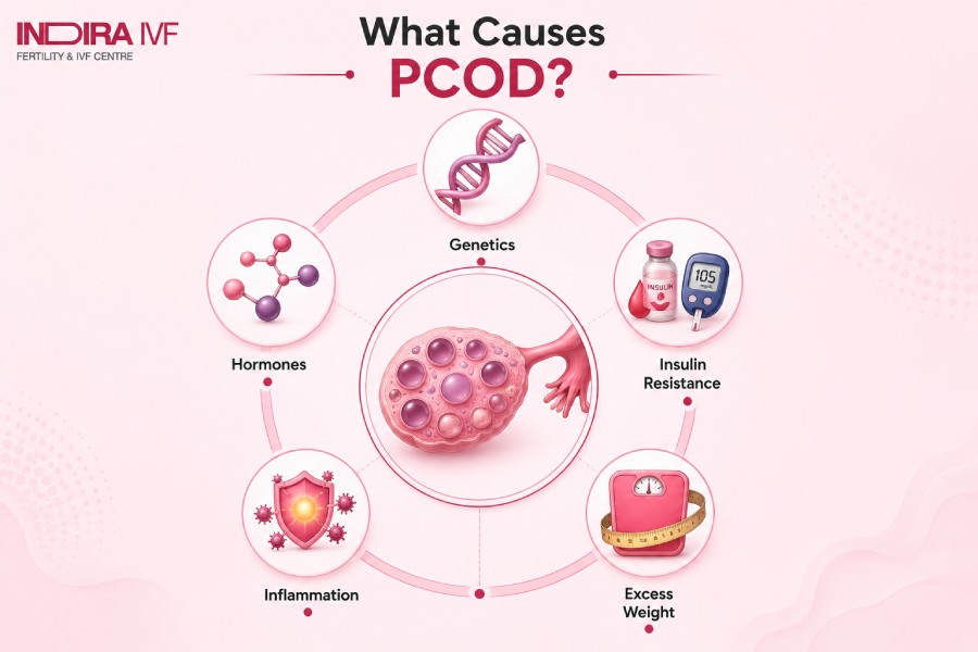 What causes PCOD